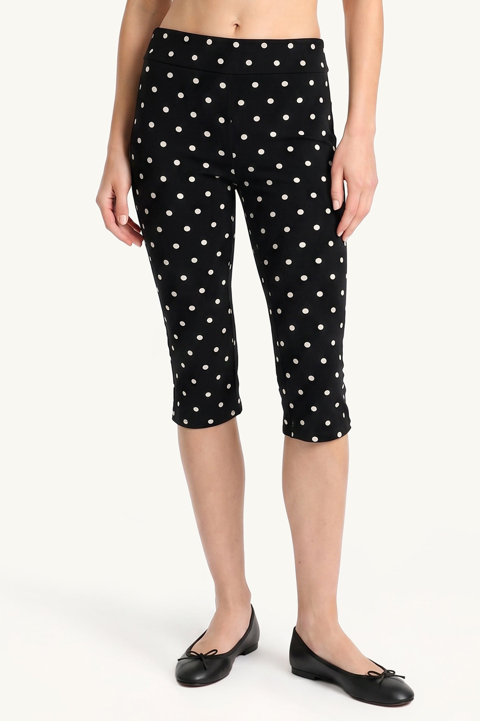 Nico Capri Pants in Polka Dot view 1