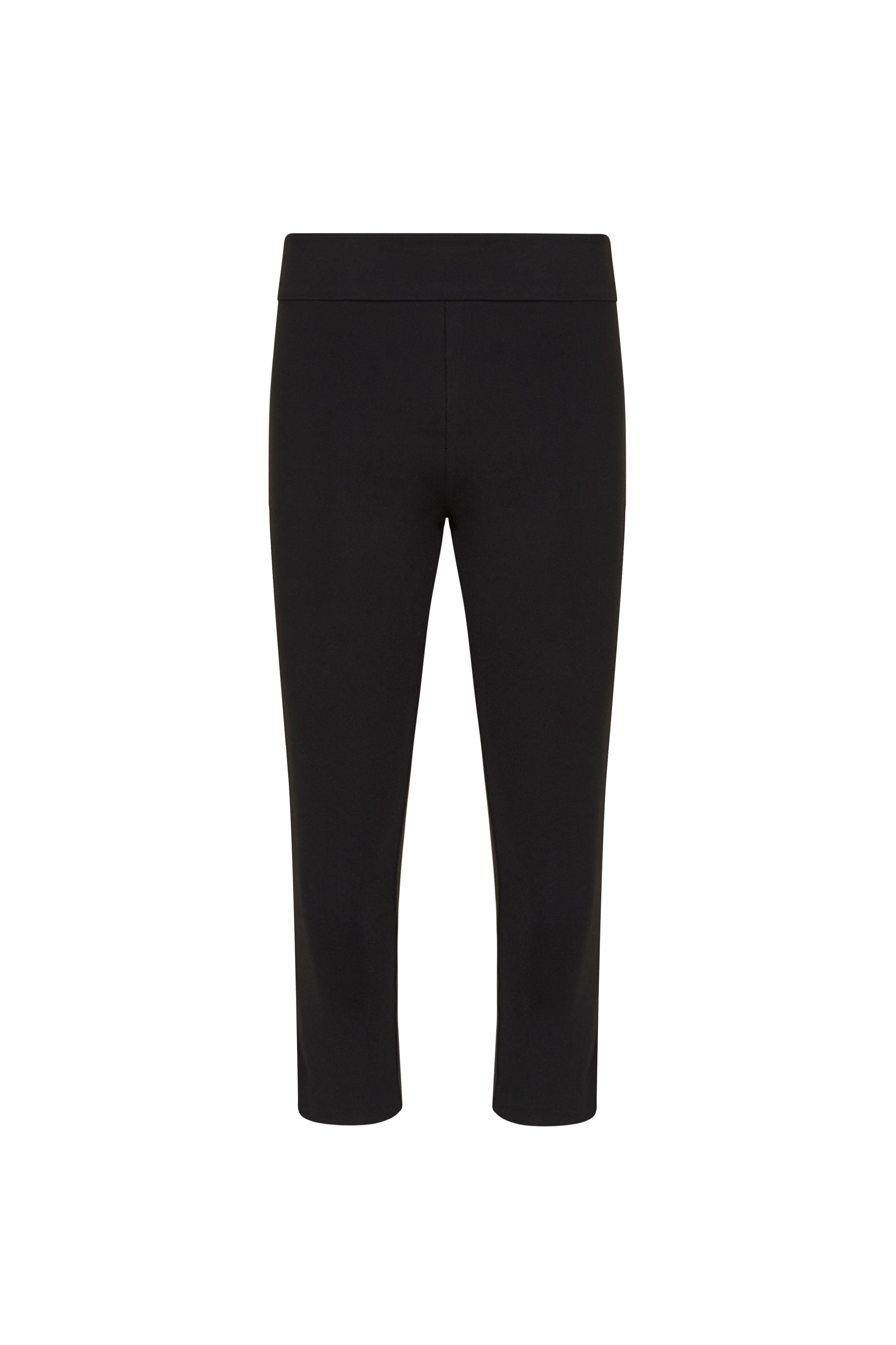 Black leggings on a white background