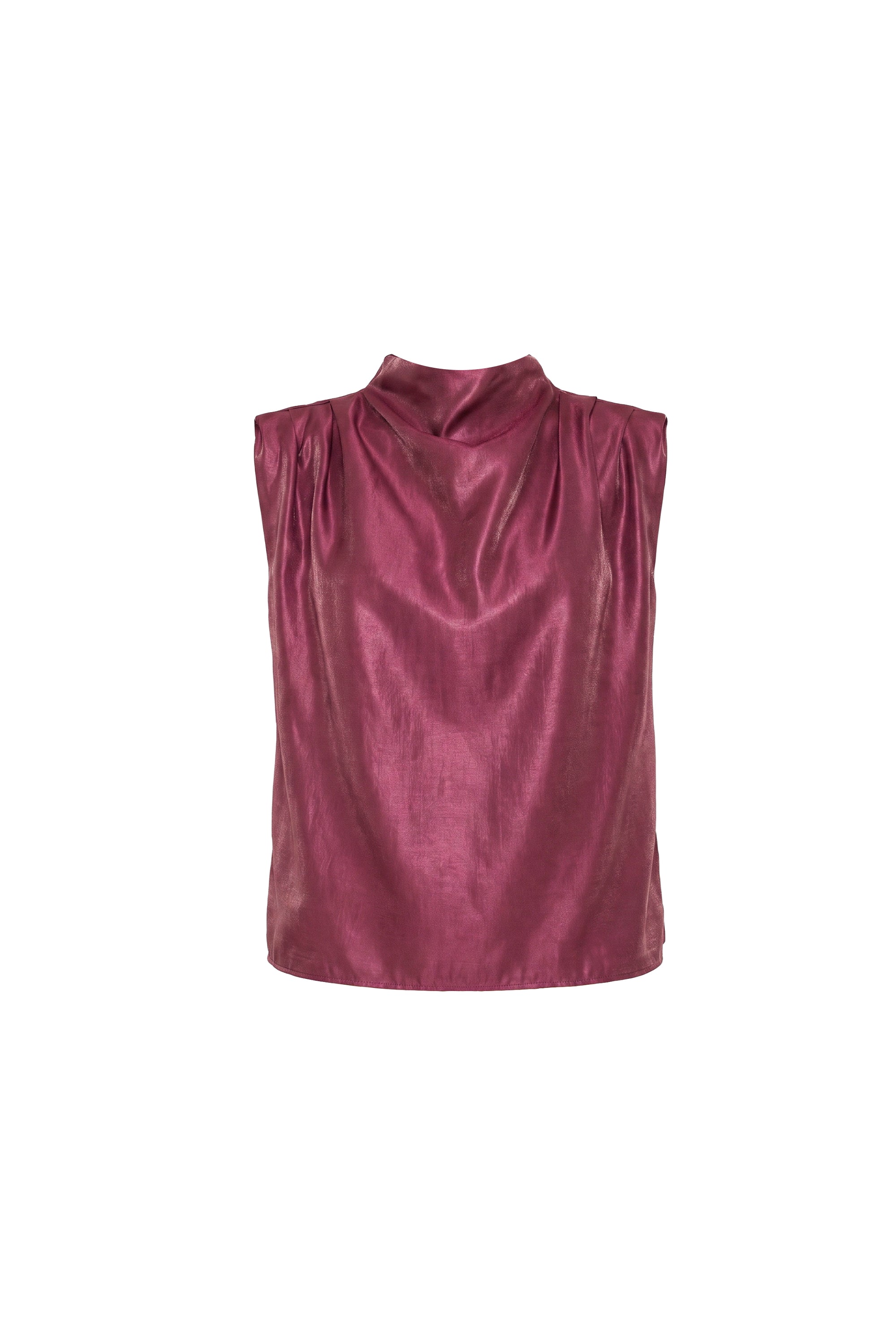Sleeveless Fabienne Top in Mercury view 5