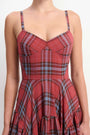 Spencer Midi Dress in Plaid View 3