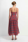 Spencer Midi Dress in Plaid View 2