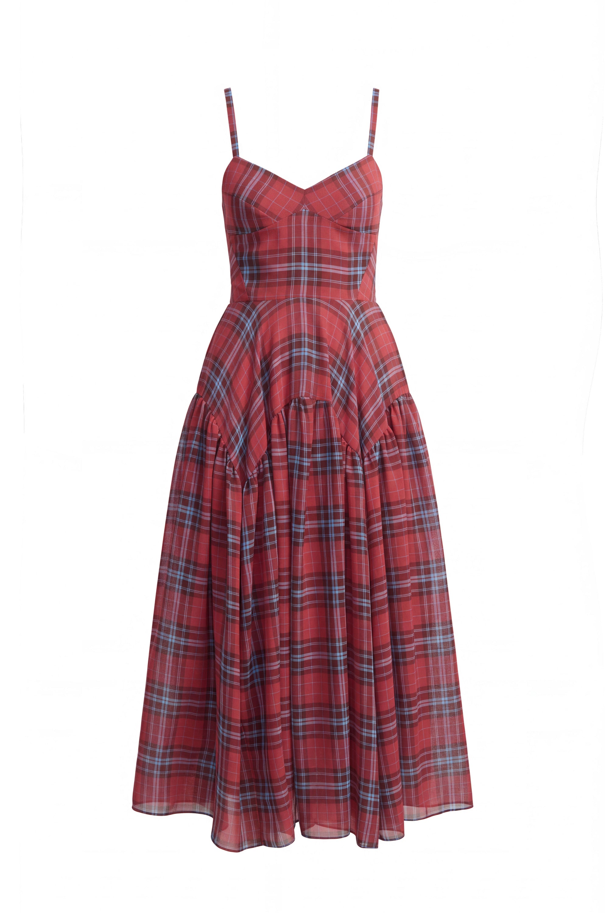 Spencer Midi Dress in Plaid view 5