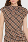 Dalancey Dress in Academy Plaid View 4