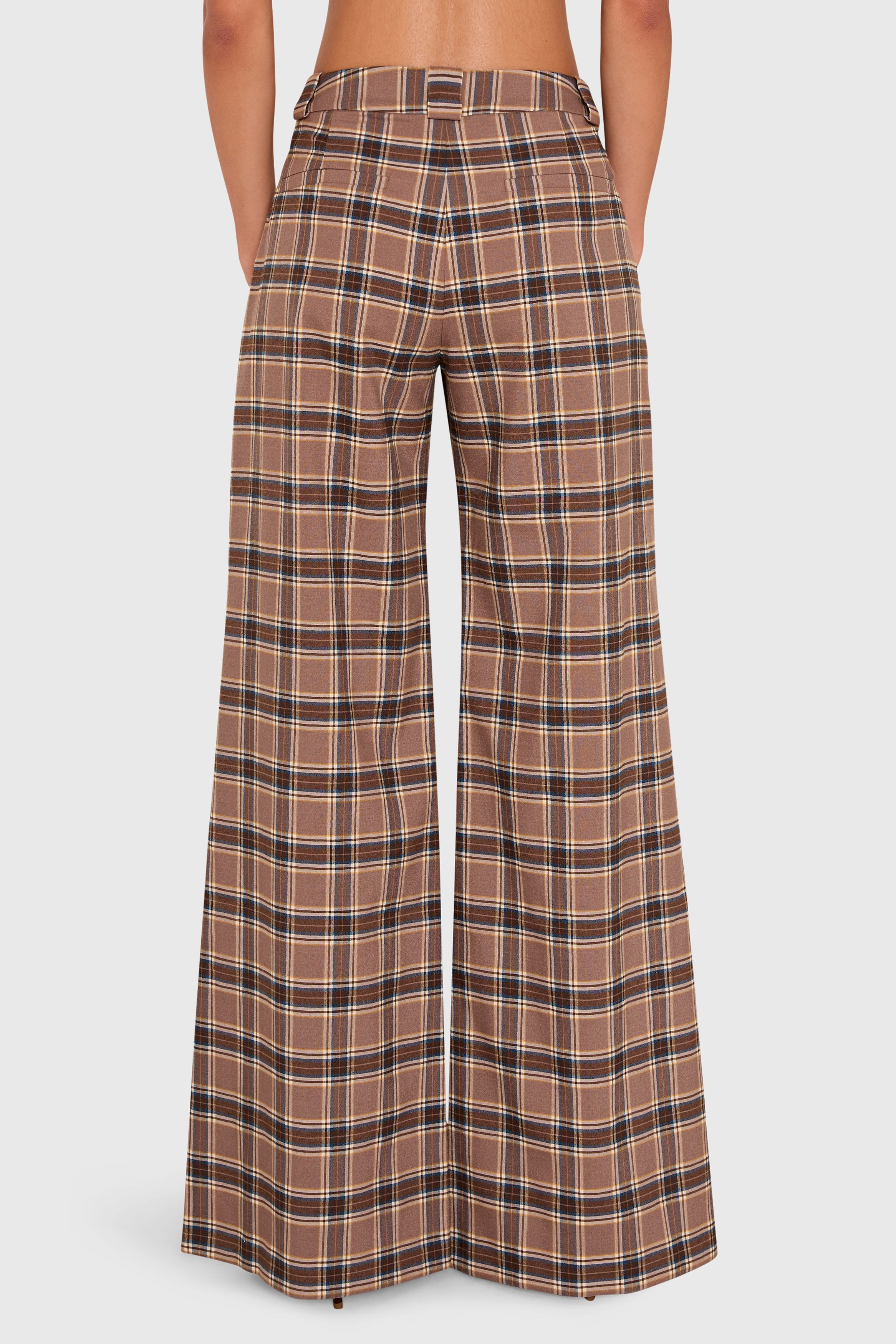 Saddler Pants in Academy Plaid view 3