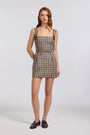 Levy Romper in Plaid View 1