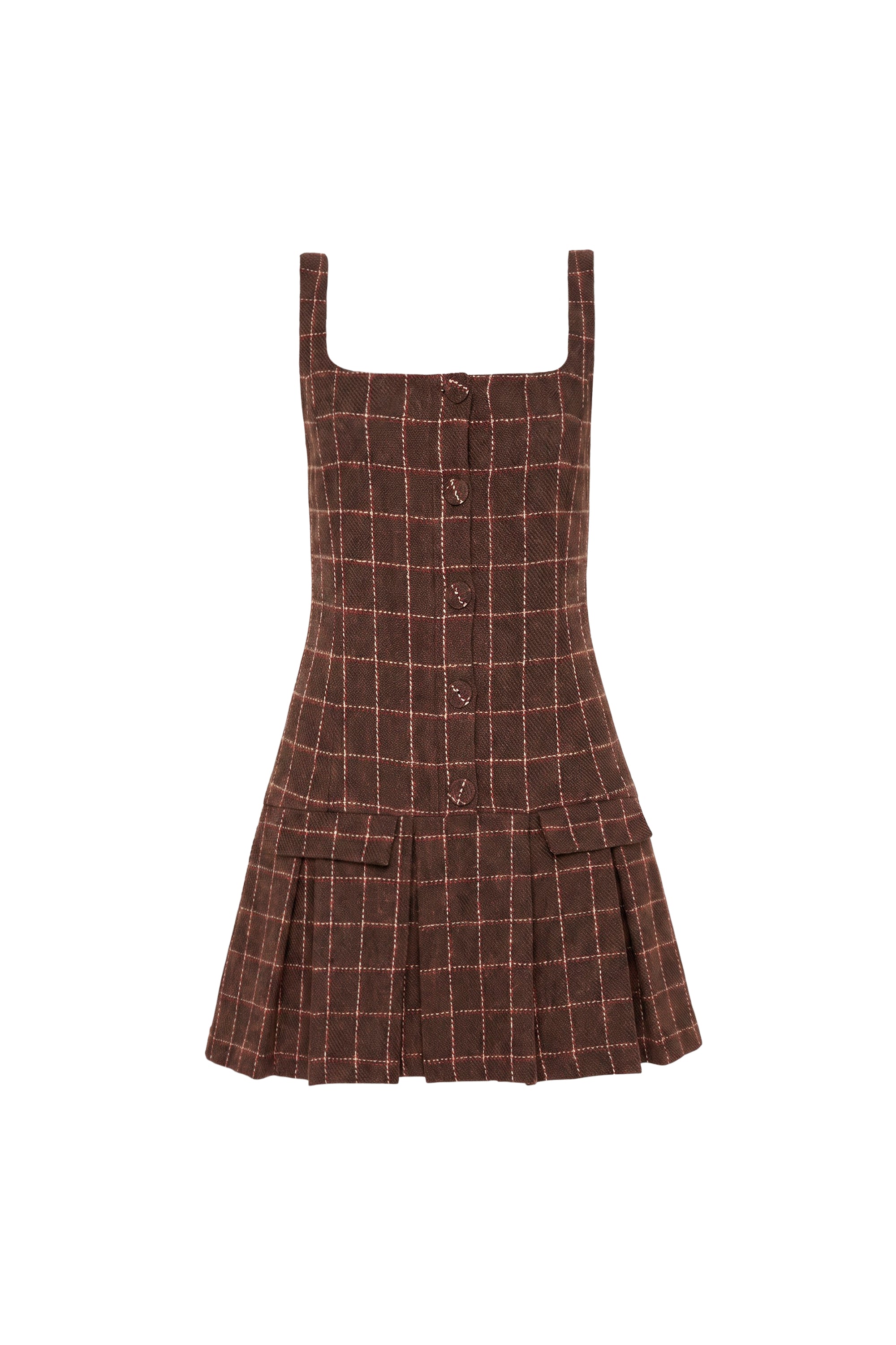 Courtney Dress in Elson Plaid view 7