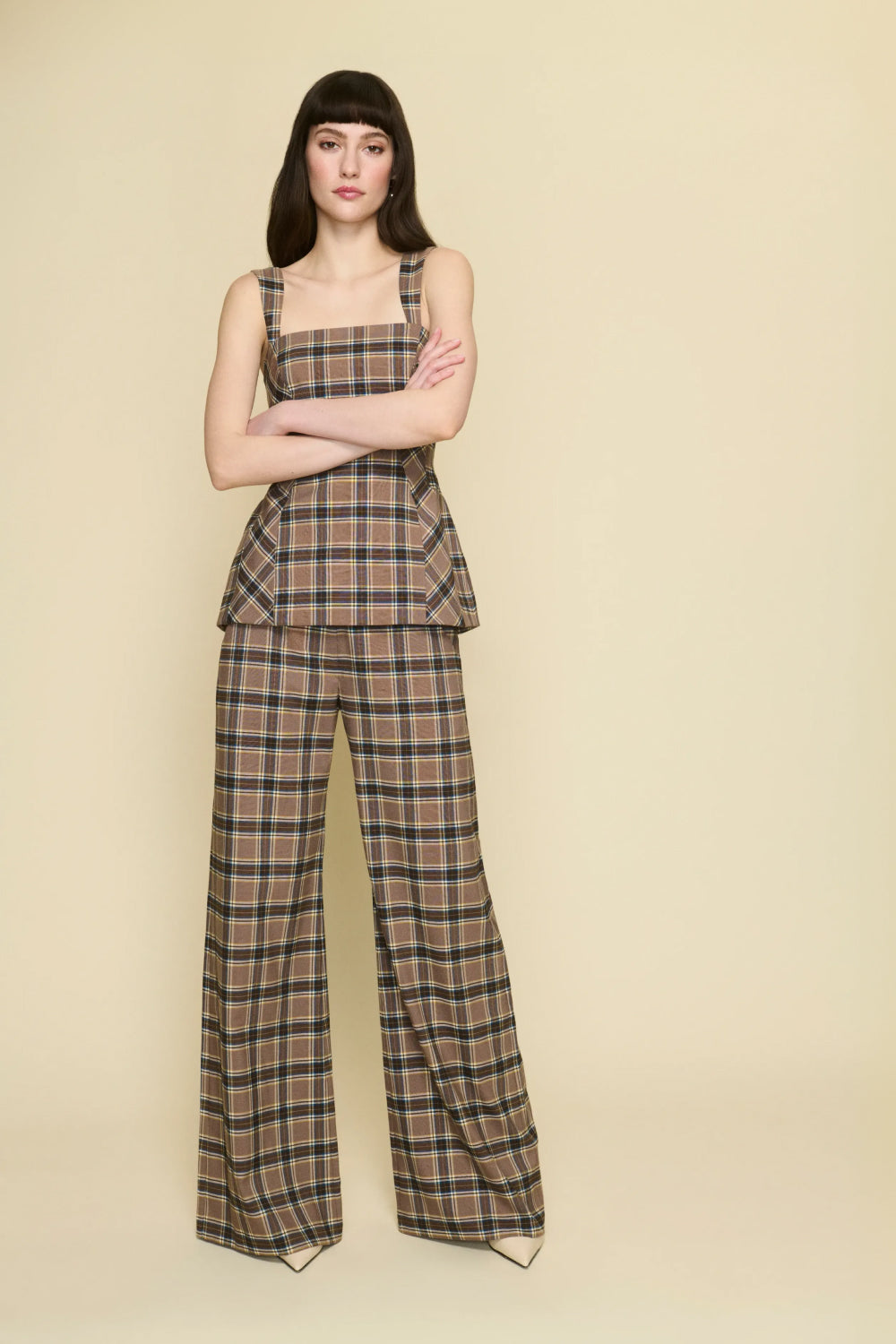Andreina Top in Academy Plaid view 6