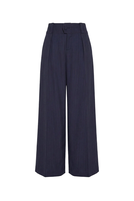 Noho Pants in Manchester Pinstripe view 1
