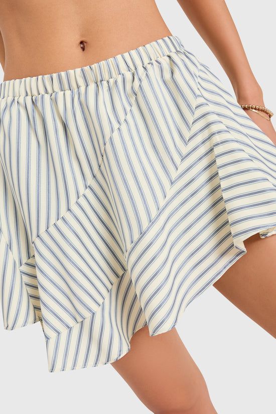 Hathaway Skort in Oxford Stripe