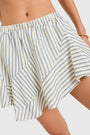 Hathaway Skort in Oxford Stripe View 4
