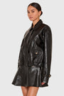 Karla Jacket in Patent Leather View 2