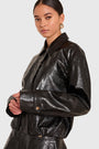 Karla Jacket in Patent Leather View 4