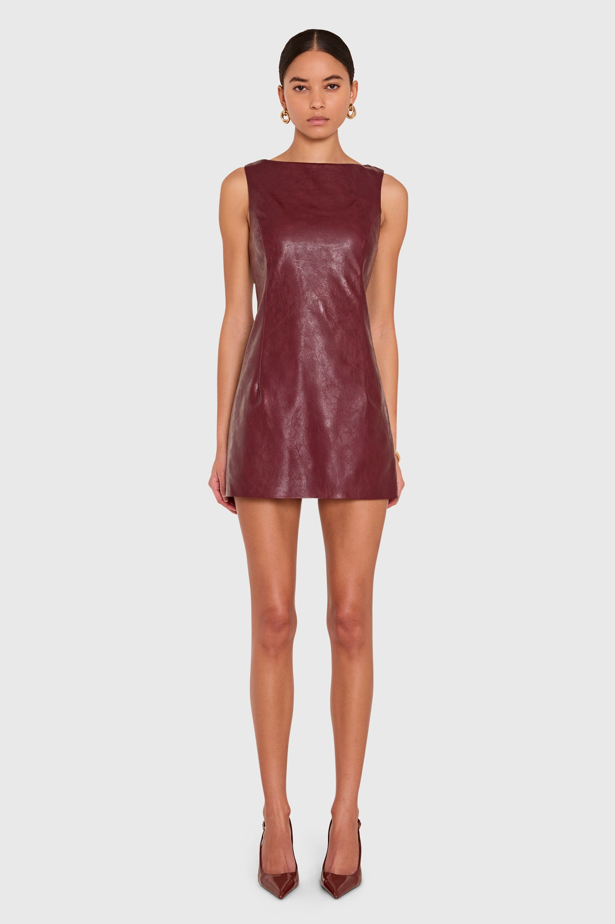Karla Romper in Patent Leather view 1