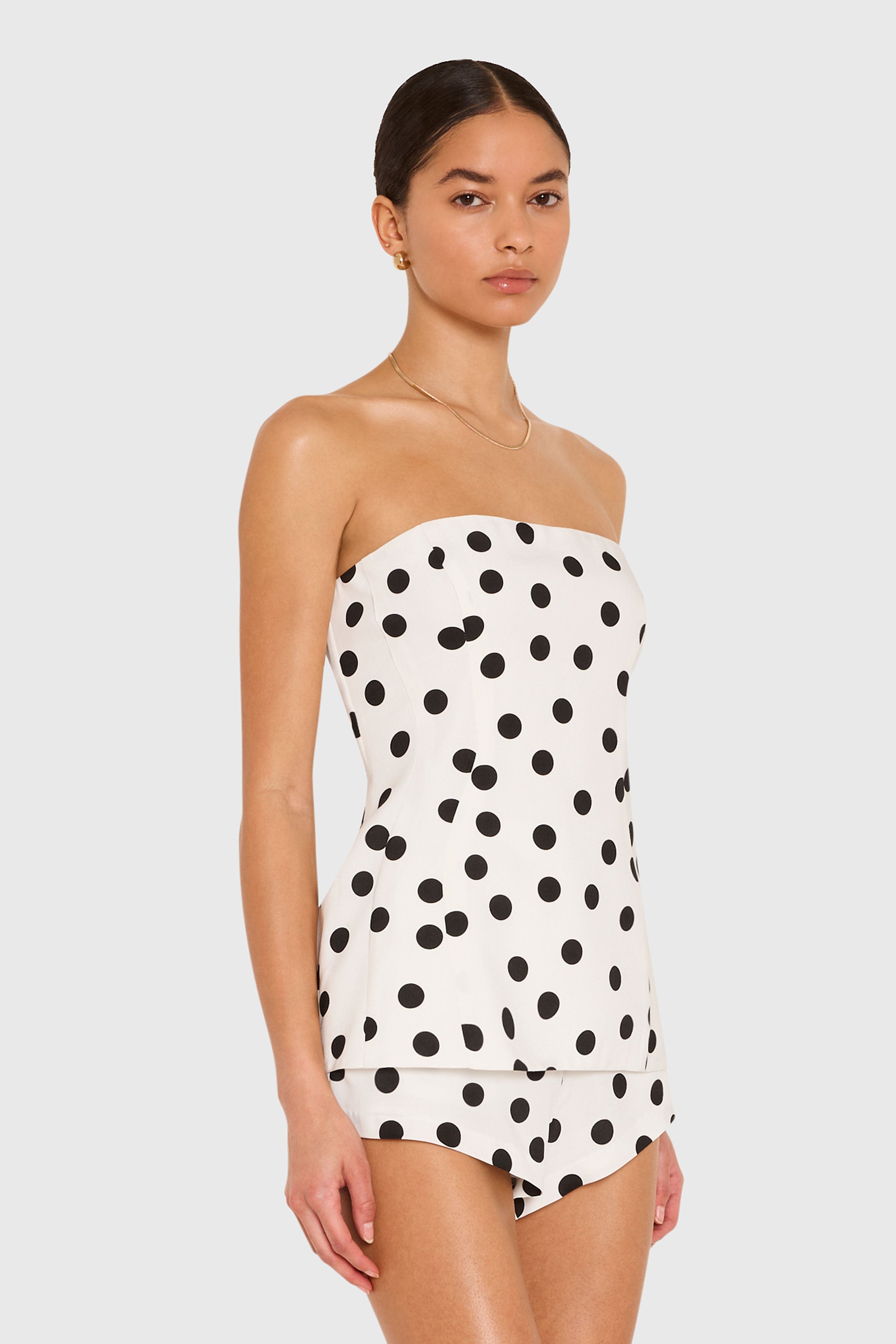 Linda Top in Polka Dot