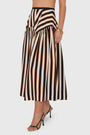 Spencer Midi Skirt in Sabla Stripe View 2