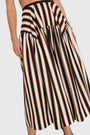 Spencer Midi Skirt in Sabla Stripe View 4