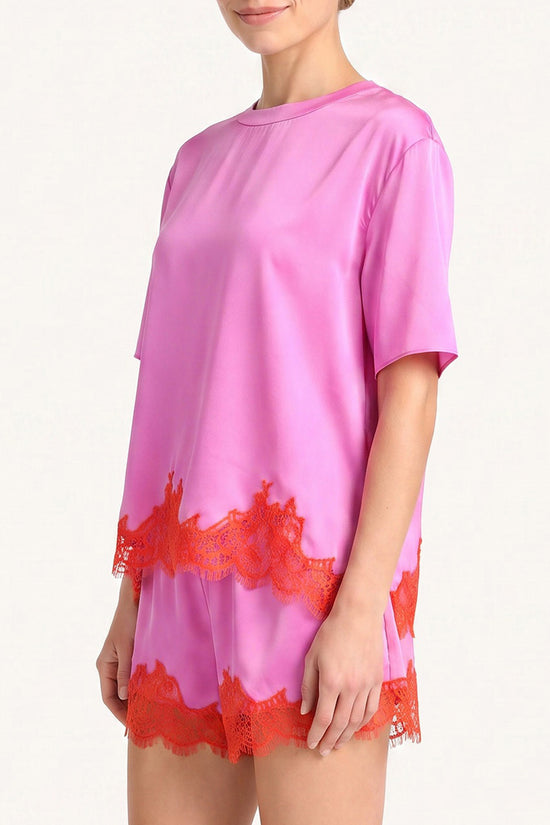 Audrie Silk Top view 2