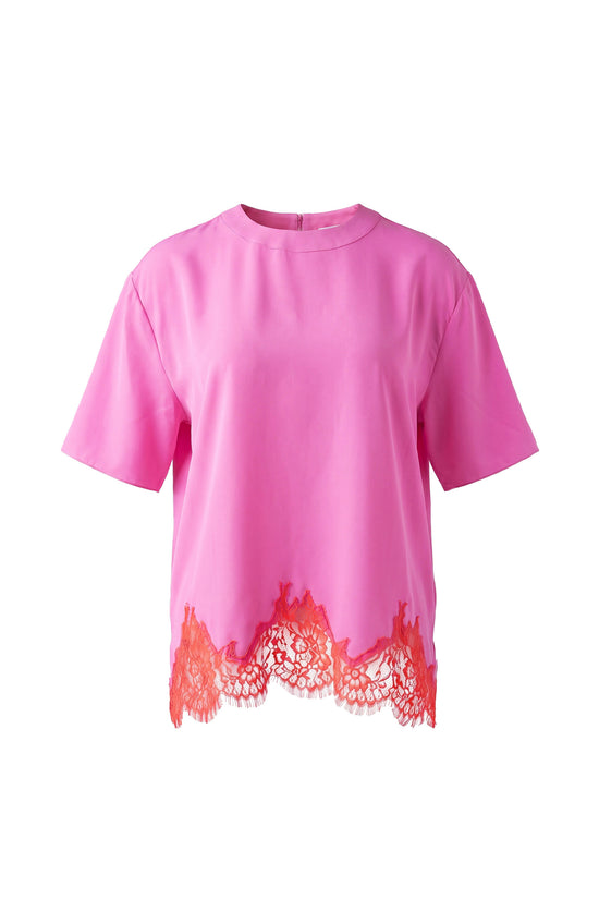 Audrie Silk Top view 1