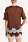 Audrie Silk Top View 3