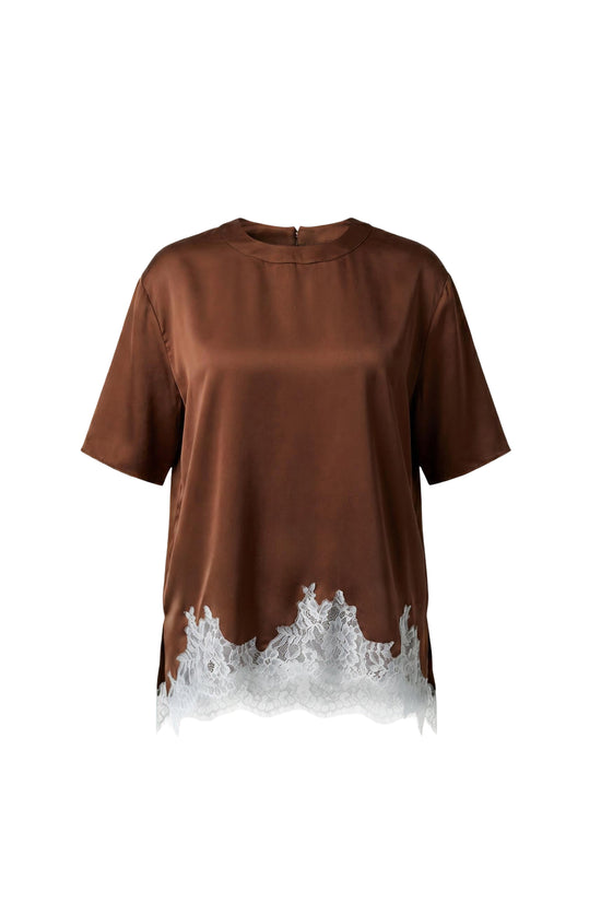 Audrie Silk Top view 1