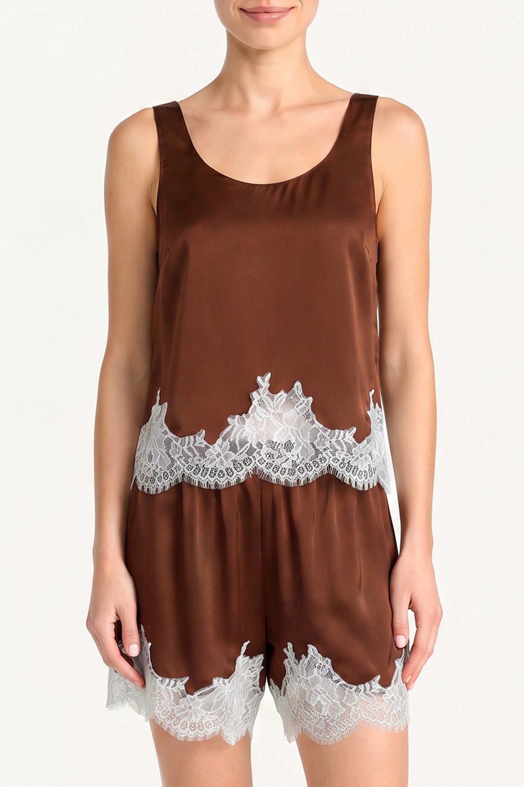 Selia Silk Top view 1