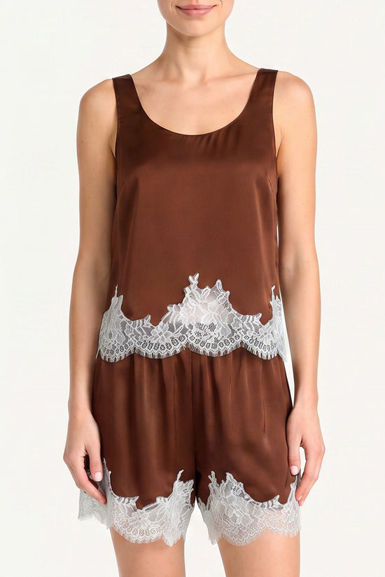 Selia Silk Top view 1