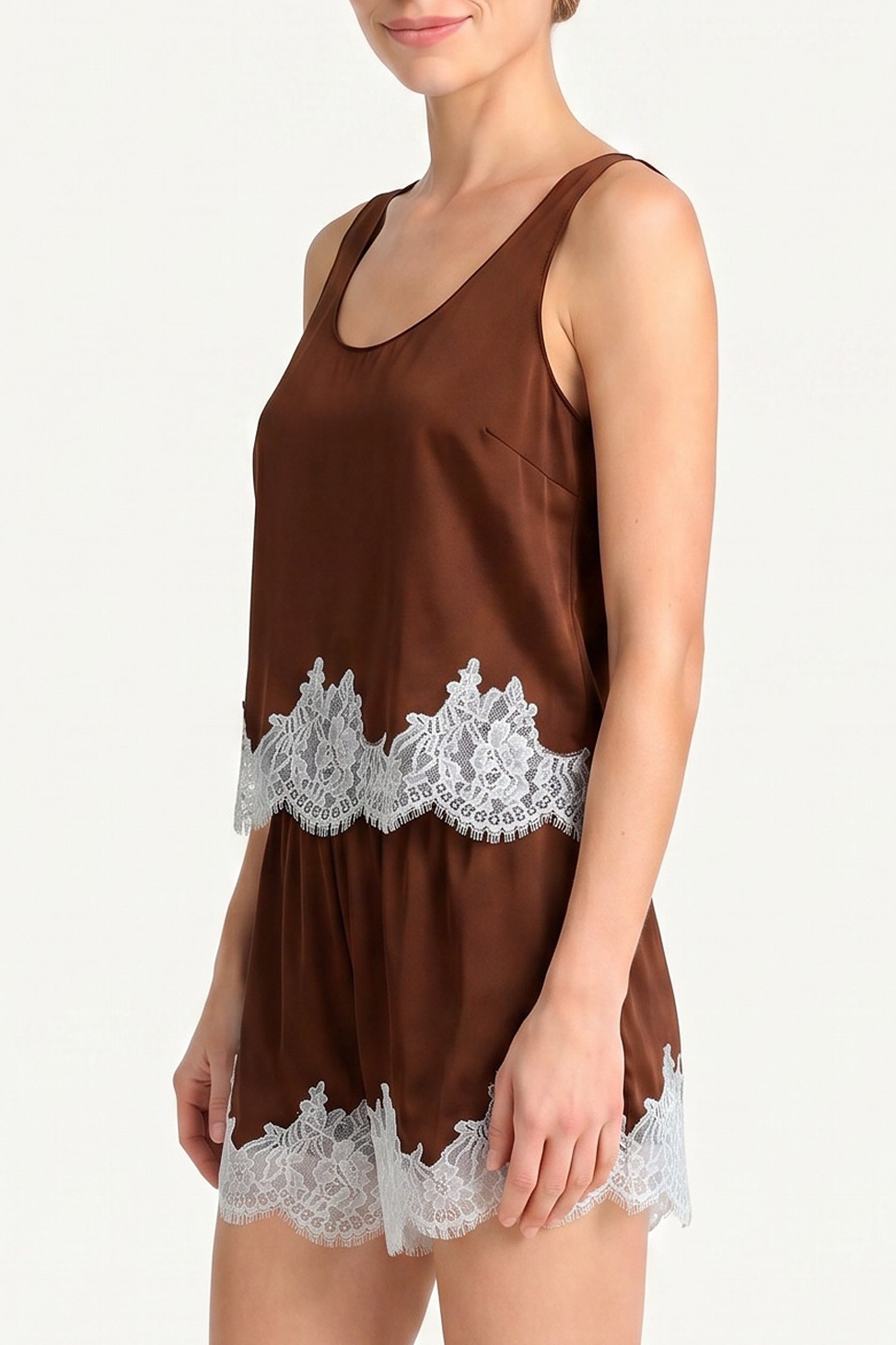 Selia Silk Top view 2