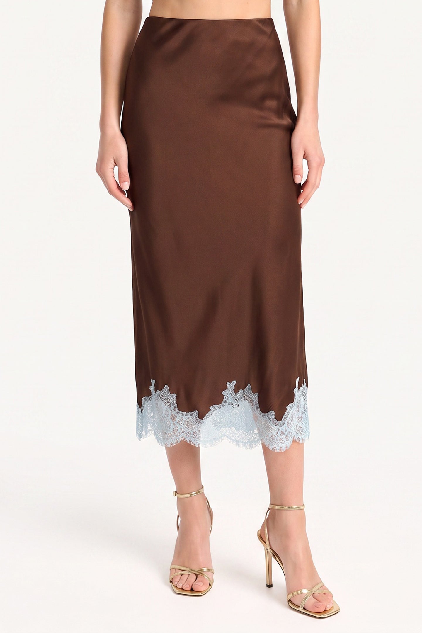 Audrie Silk Skirt