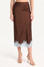 Audrie Silk Skirt View 1