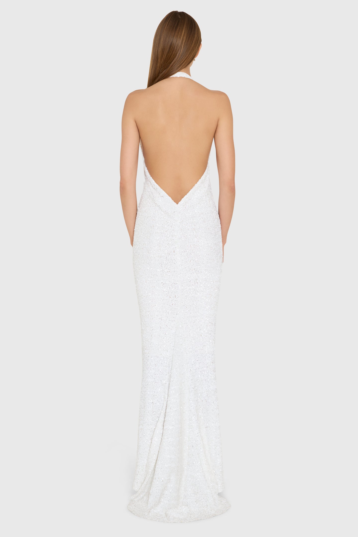 Esther Gown in Sequin | Sequin Formal Evening Gown - Amanda Uprichard Esther Gown in Sequin | Sequin Formal Evening Gown - Amanda Uprichard