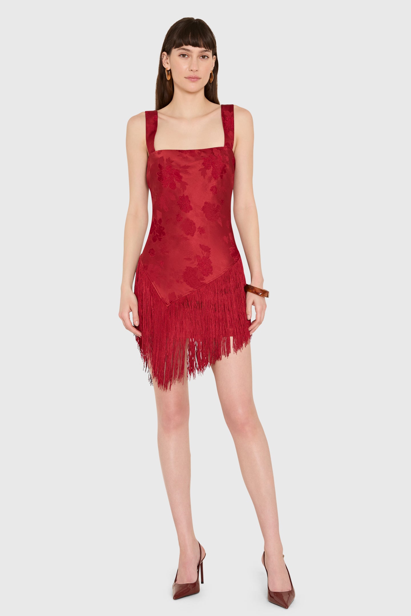 Amanda Uprichard Shelly Romper in Rosette - additional view
