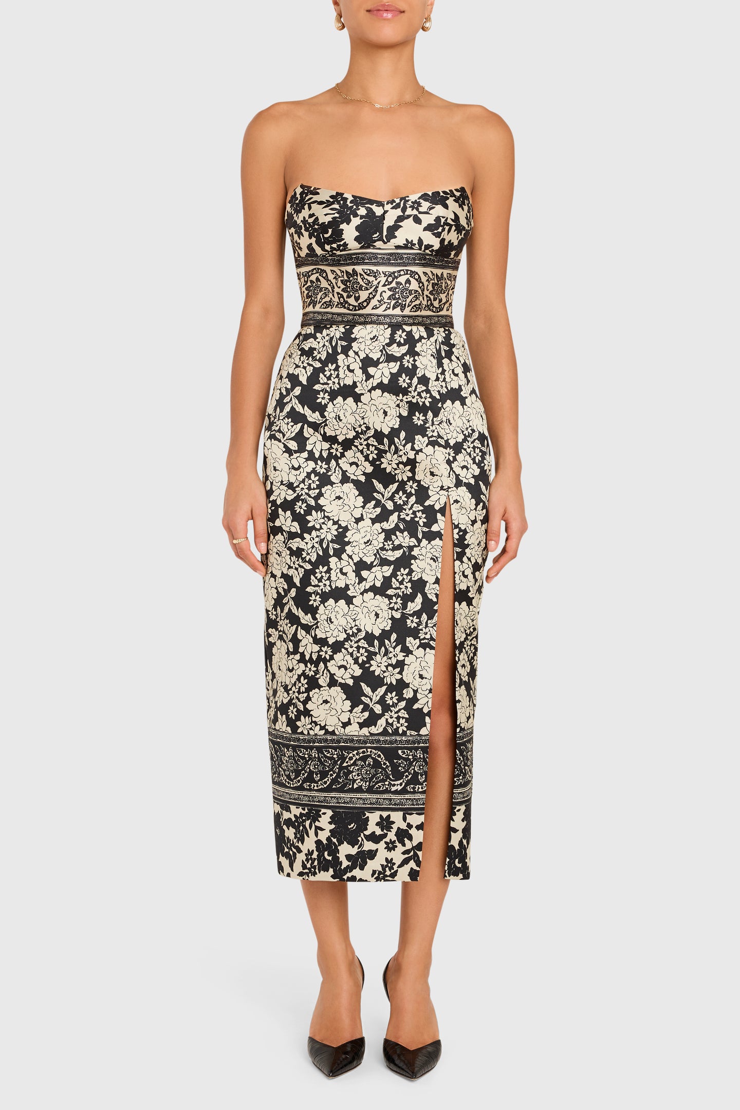 fortune + ivy madia brushed knit dress Madeline in Blue * 100% Cotton * Midi Fortune + Ivy | Dresses
