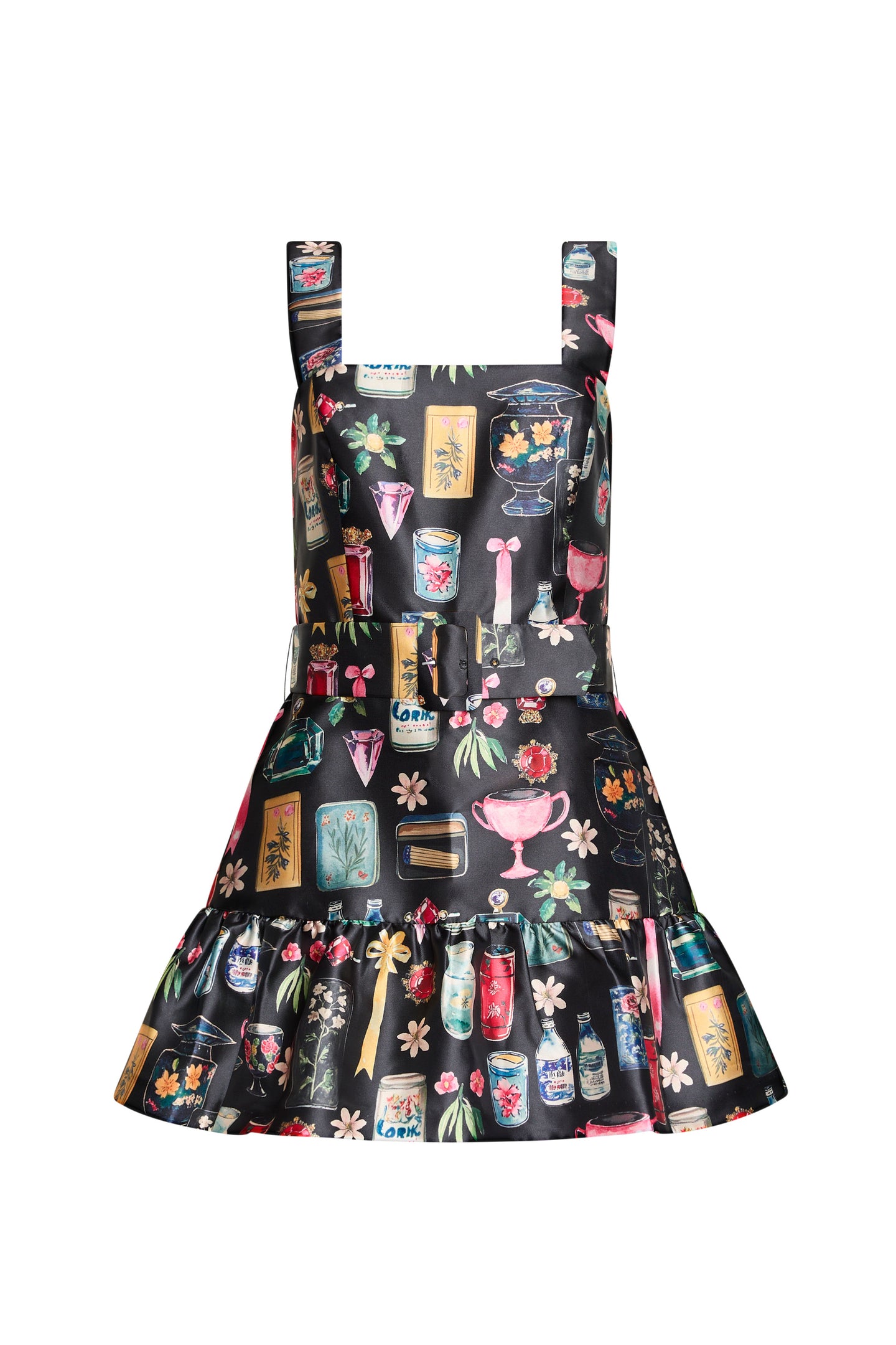 Lena Skort Romper in Treasure Print View 6