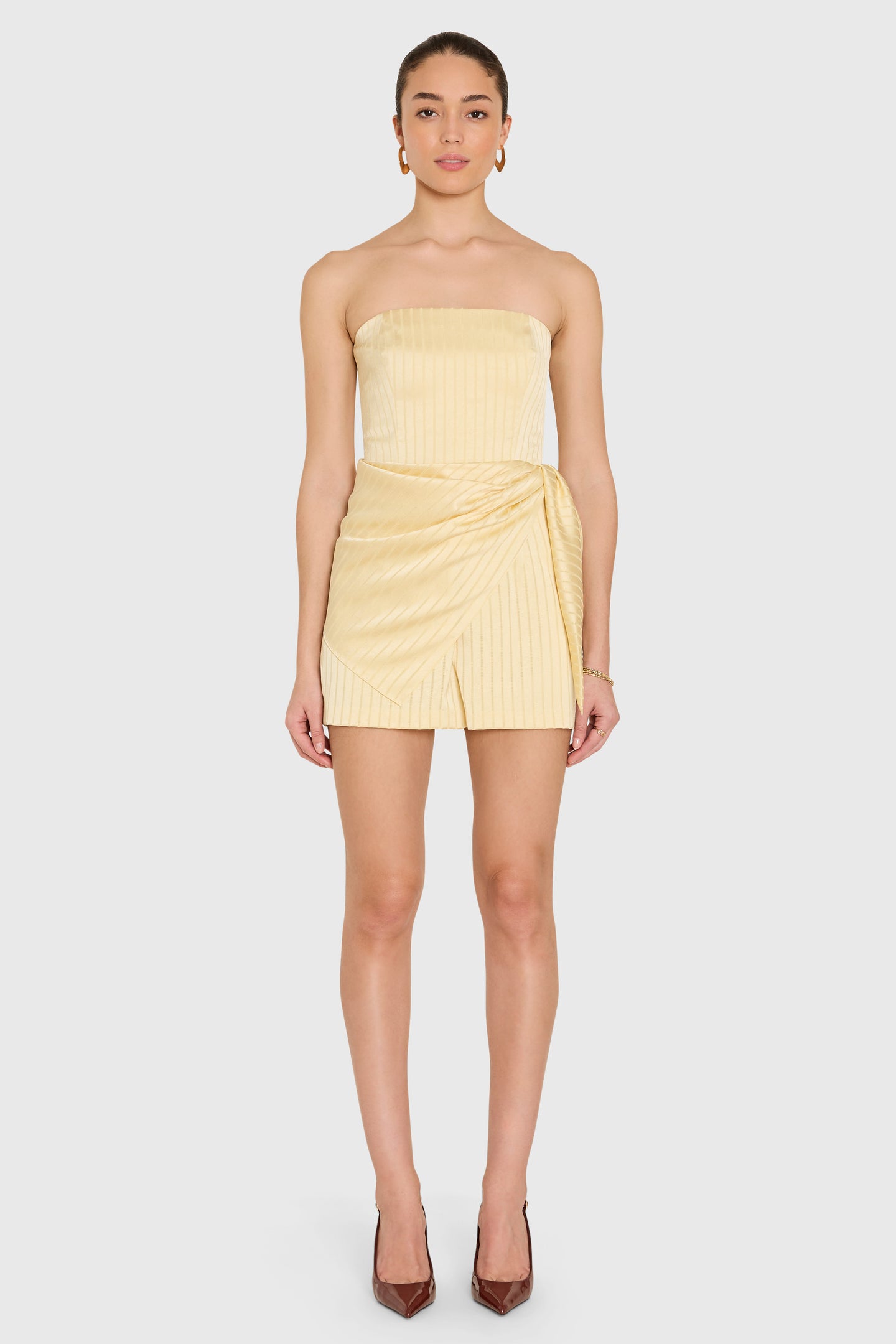 Cheryl Romper in Cornsilk Yellow | Women's Romper