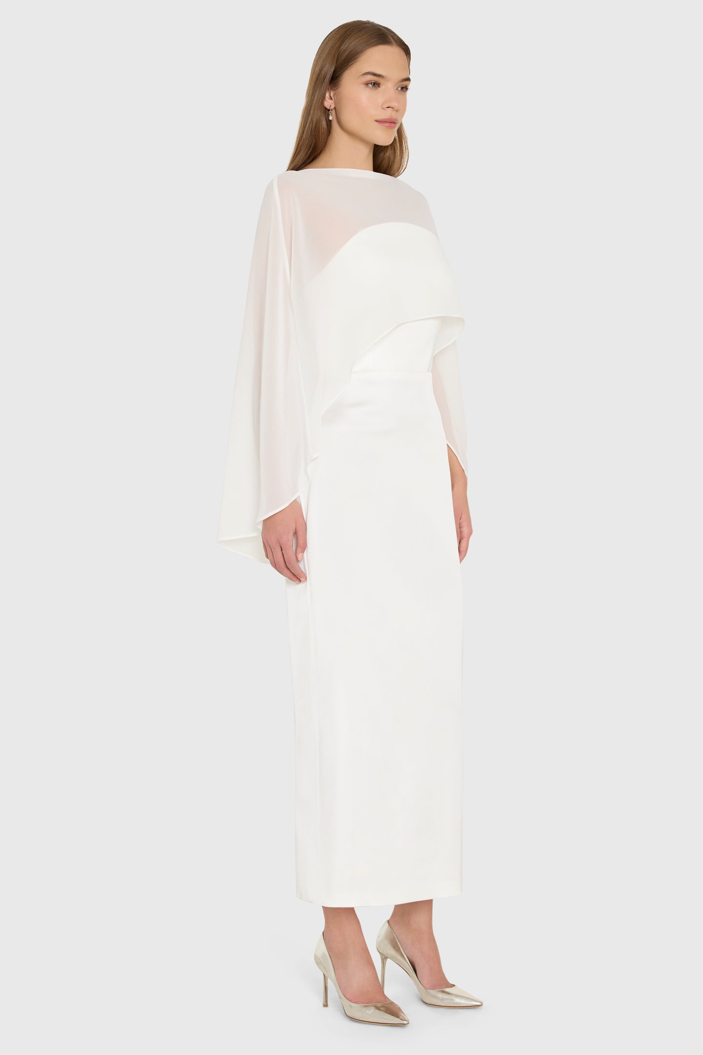 Berkshire Midi Dress in Ivory | Wedding Guest Midi Dress - Amanda Uprichard Berkshire Midi Dress in Ivory | Wedding Guest Midi Dress - Amanda Uprichard