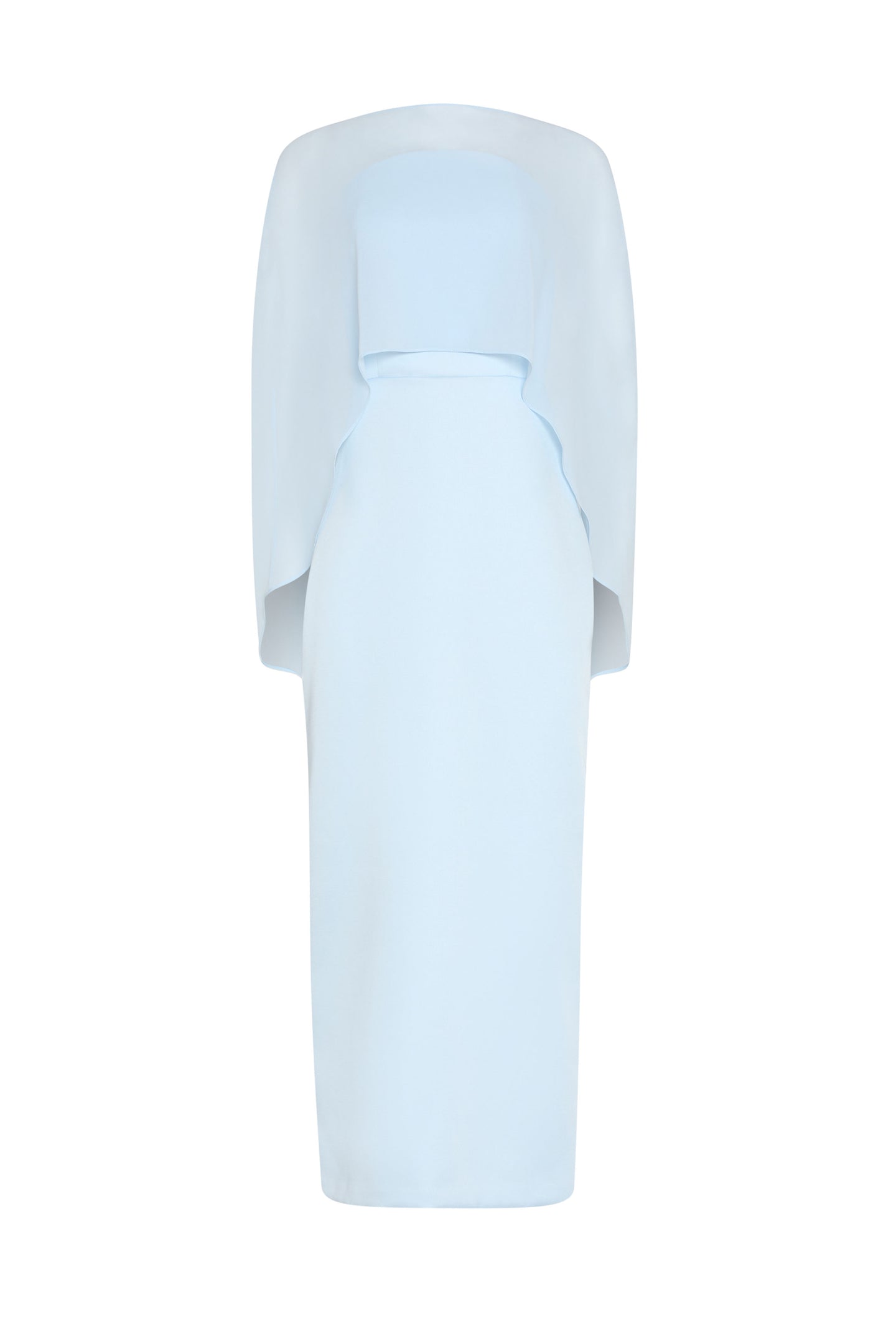 Amanda Uprichard Berkshire Midi Dress in Baby Blue Amanda Uprichard Berkshire Midi Dress in Baby Blue