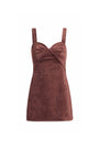 Soho Romper in Suede View 4