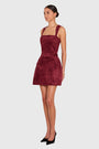 Bethany Skort Romper in Suede View 2