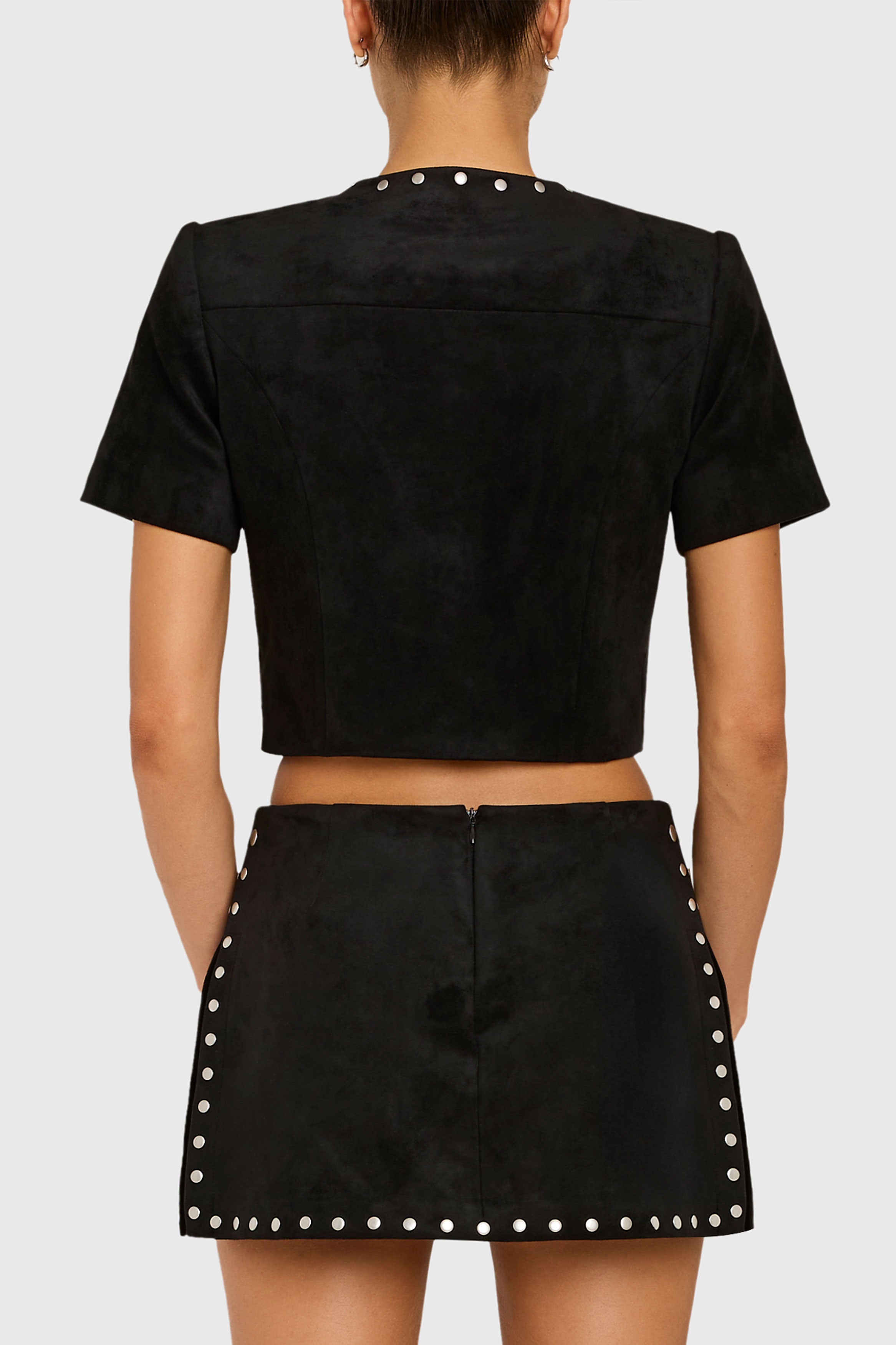 Braswell Top in Suede