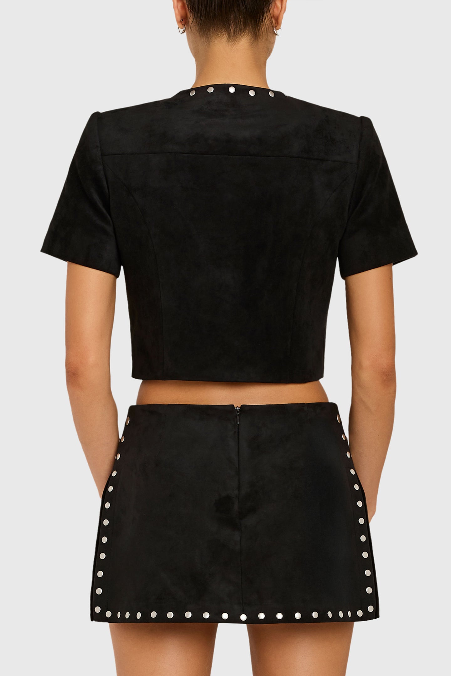 Braswell Top in Suede View 3