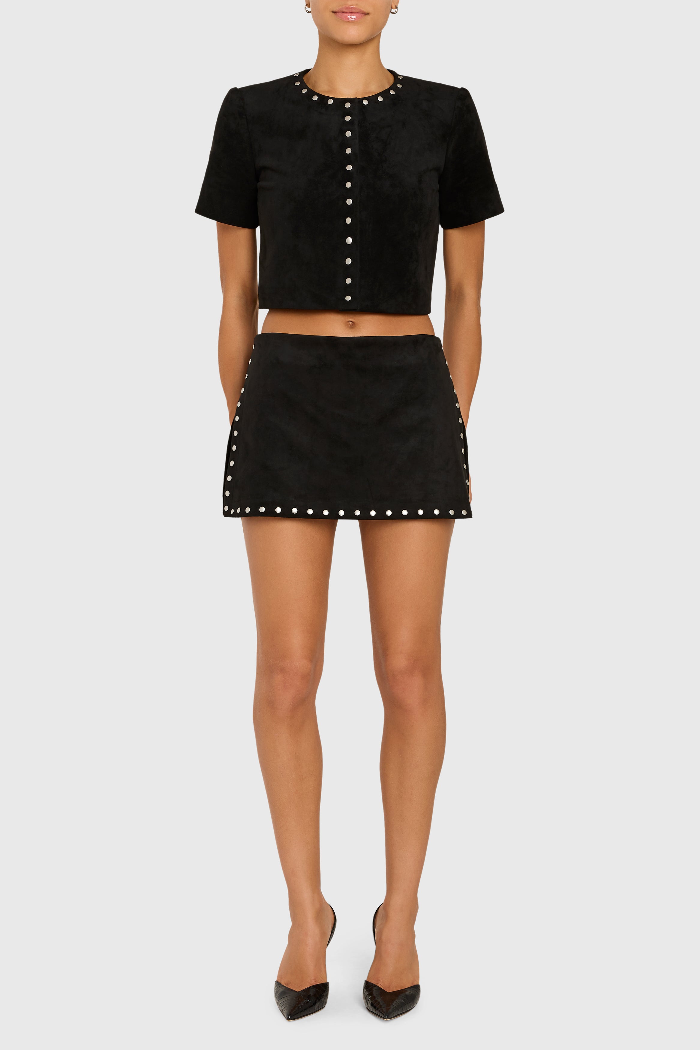 Braswell Top in Suede