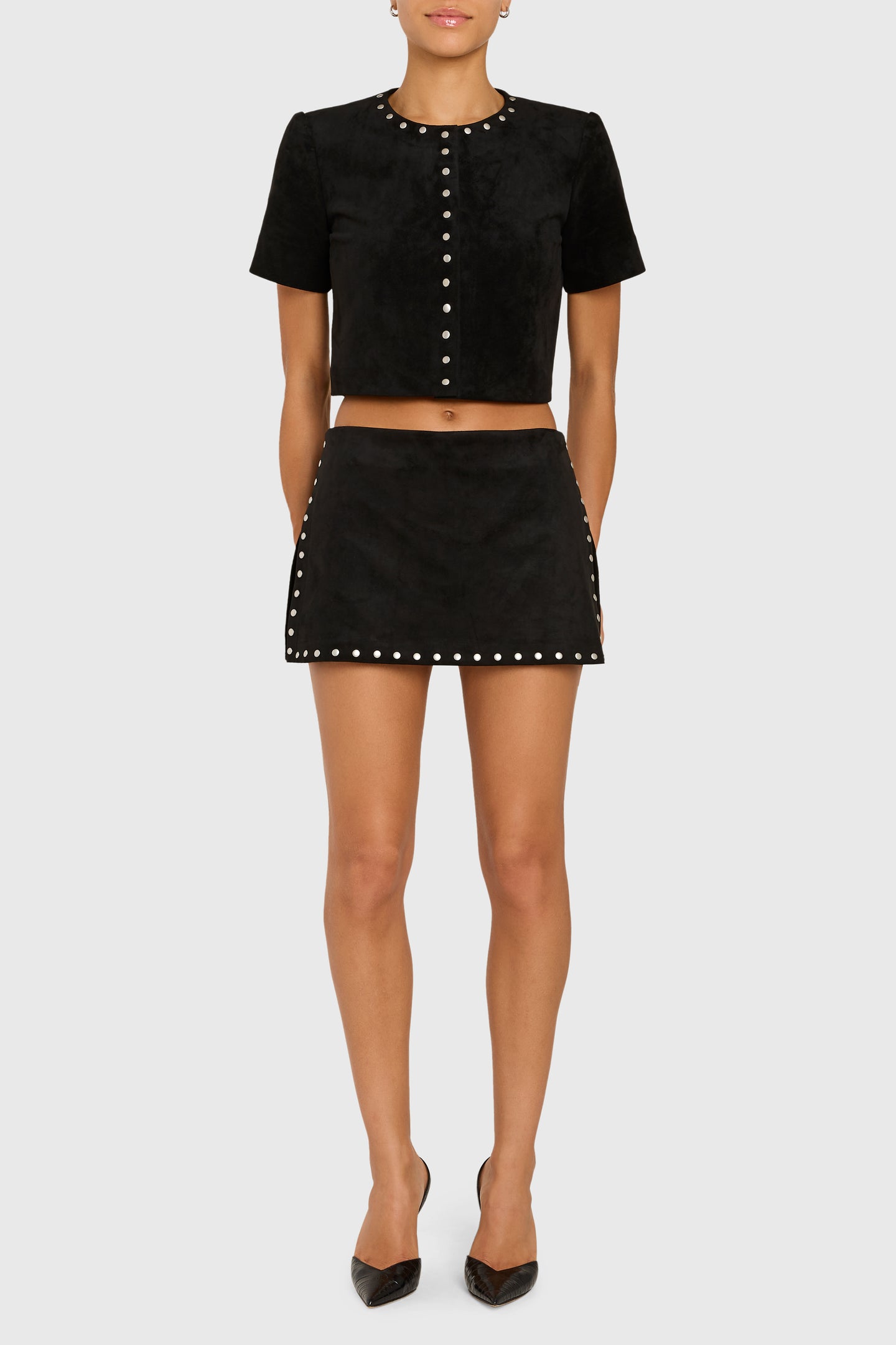 Braswell Top in Suede View 5