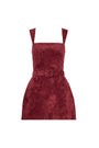 Bethany Skort Romper in Suede View 7