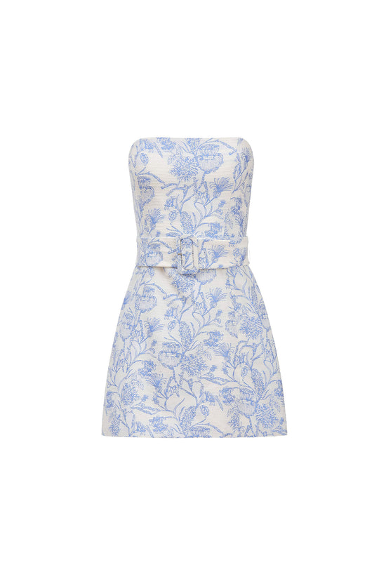 Fae Dress in Toile Brocade view 1