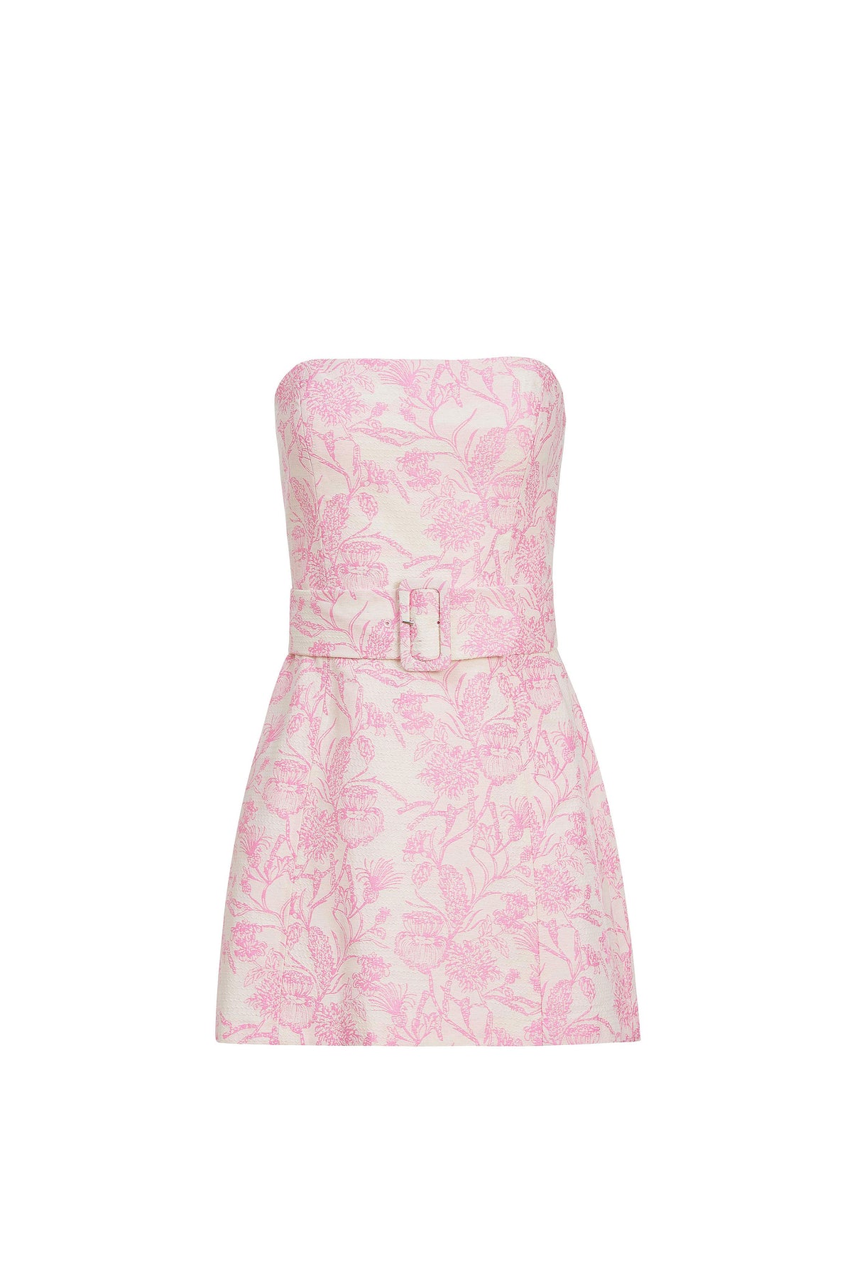 fae dress in toile brocade blue Strapless Mini Shocking Pink | L Shoe Size (UK):9.5 A graduate of the Non Clearance Premium Blue Satin Dress