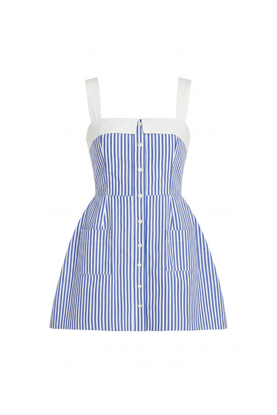 Mindy Dress in Bayhaven Stripe view 1