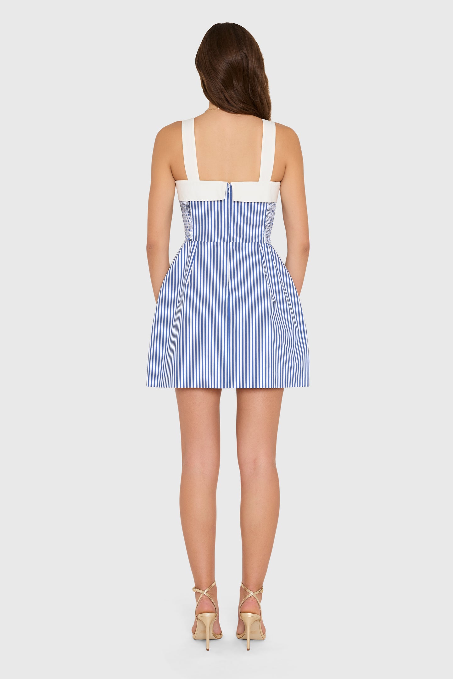 Mindy Dress in Bayhaven Stripe View 3