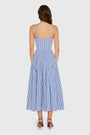 Spencer Midi Dress in Bayhaven Stripe View 3
