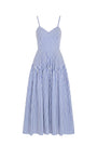 Spencer Midi Dress in Bayhaven Stripe View 7