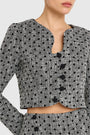 Puzzle Jacket in Polka Dot Tweed View 4
